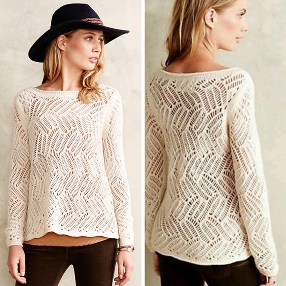 Anthropologie Sweaters - ANTHROPOLOGIE ANGEL OF THE NORTH Amanecer Pullover